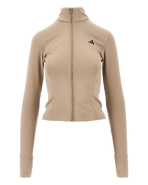 Veste À Détail Logo Adidas en coloris Natural