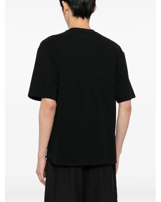 メンズ CROQUIS リラックスフィット Tシャツ Black