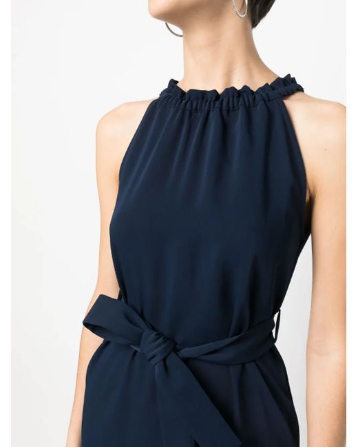 P.A.R.O.S.H. Blue Tank Sleeve Dress