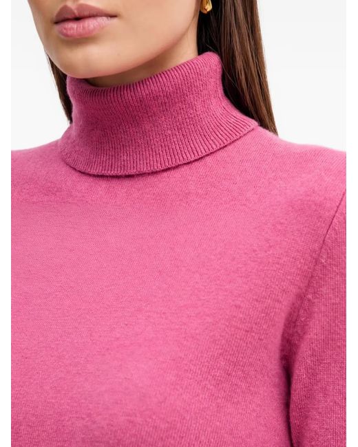 Benetton Pink Roll-Neck Sweater