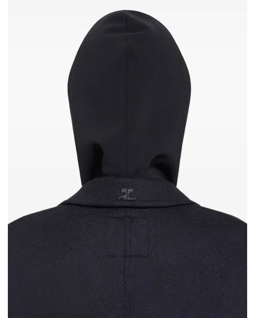 Manteau En Laine À Design Réversible Courreges en coloris Blue