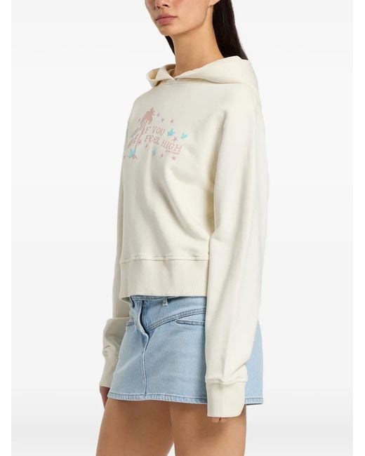 Palm Angels White Feel High Regular Hoodie