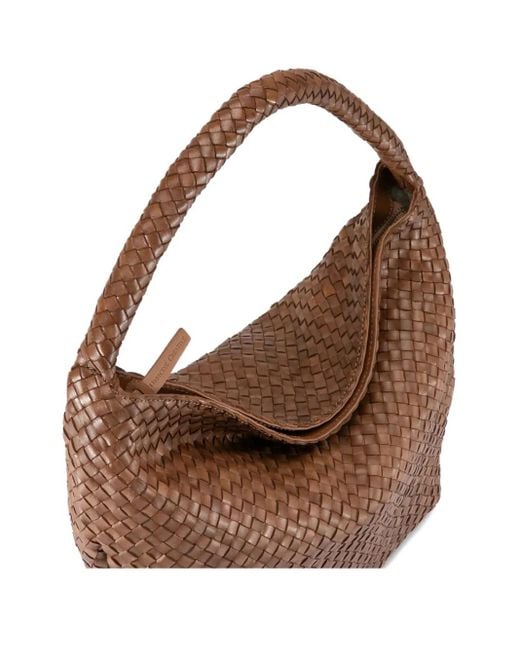 Officine Creative Brown Oc Class/9 Woven Shoulder Bag
