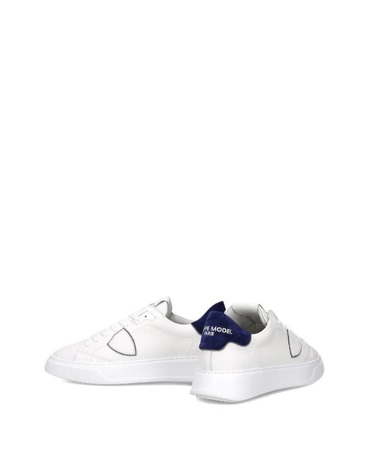 Philippe Model White Temple Low Sneakers for men