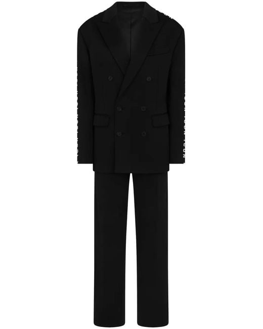 Traje Con Logo Estampado DSquared² de color Black