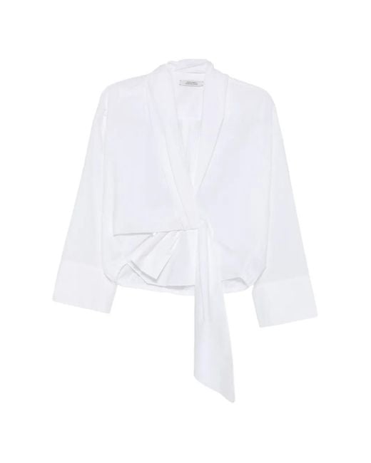 Dorothee Schumacher White V-Neck Blouse