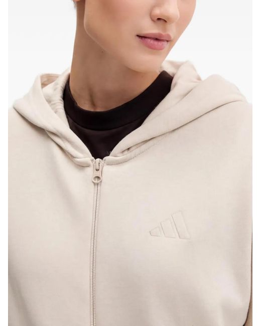 Adidas Natural Embroidered Drawstring Tracksuit