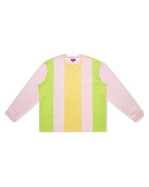 supreme yellow long sleeve