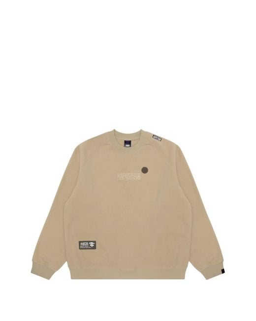 Aape By A Bathing Ape Natural Moonface Patch Sweatshirt for men