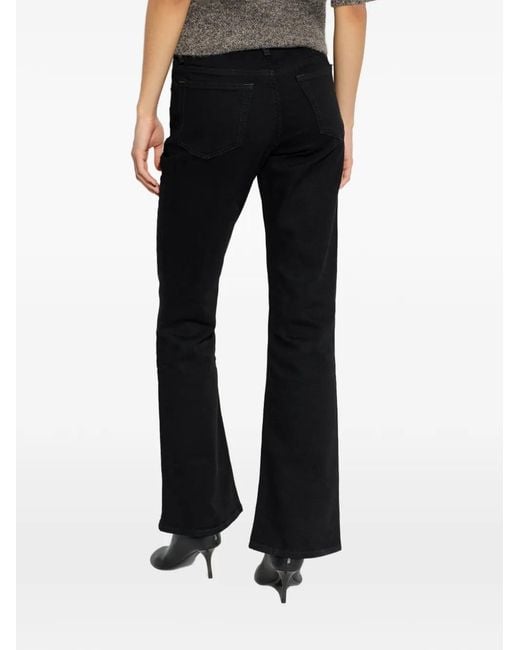 Samsøe & Samsøe Black Jean À Boutonnière