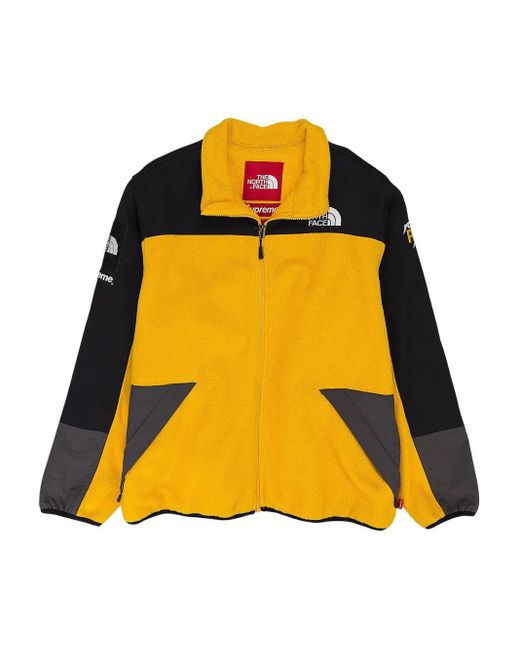 Supreme Yellow X The North Face Fleece Jacket for men