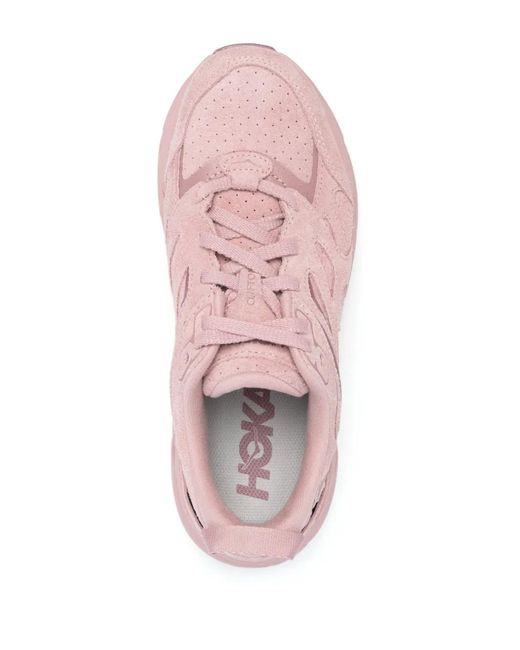Hoka One One Pink Cliftl Suede "Pale Mauve" for men