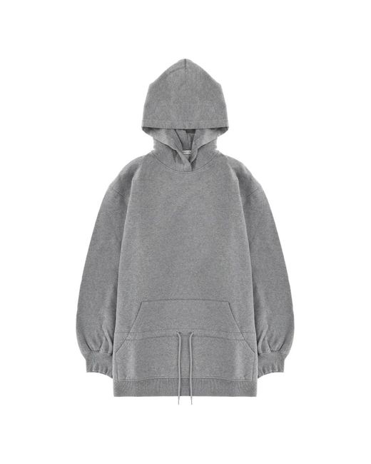 Alexander Wang Gray Hooded Mini Dress