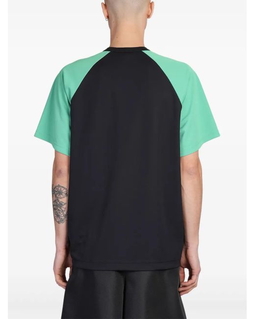 メンズ Comme des Garçons バイカラー Tシャツ Blue