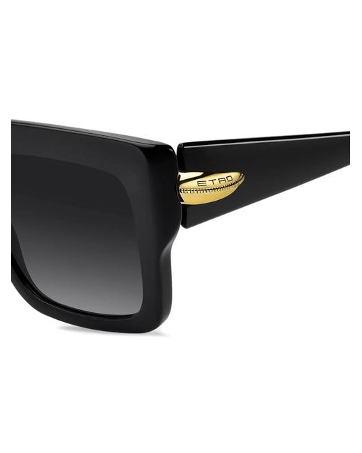 Etro Black Square-Frame Sunglasses