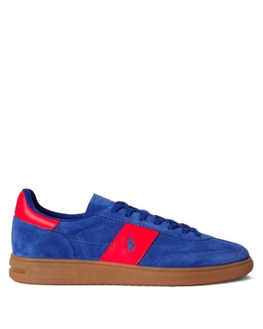 Polo Ralph Lauren Blue Bedford Pp Sk Lt Suede Sneakers for men