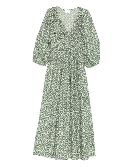 Robe À Fleurs Matteau en coloris Green