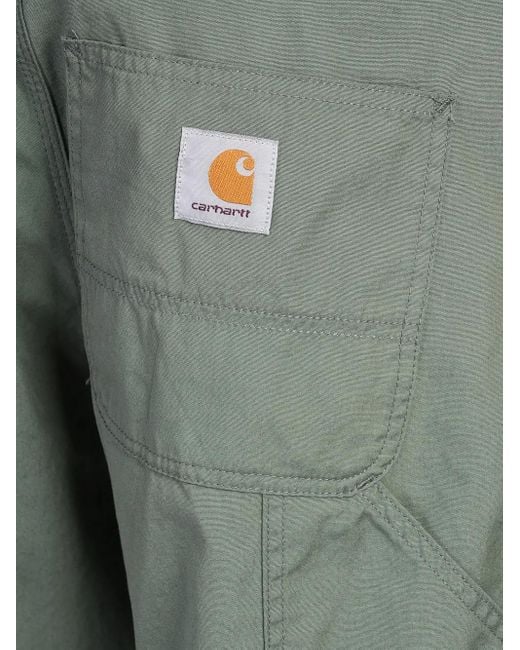 Carhartt Double Knee Hose in Green für Herren