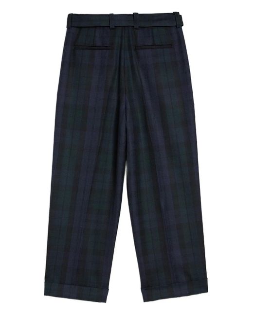 Jil Sander Wollen Broek in het Blue voor heren