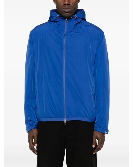 Moncler Blue Clapier Hooded Jacket for men