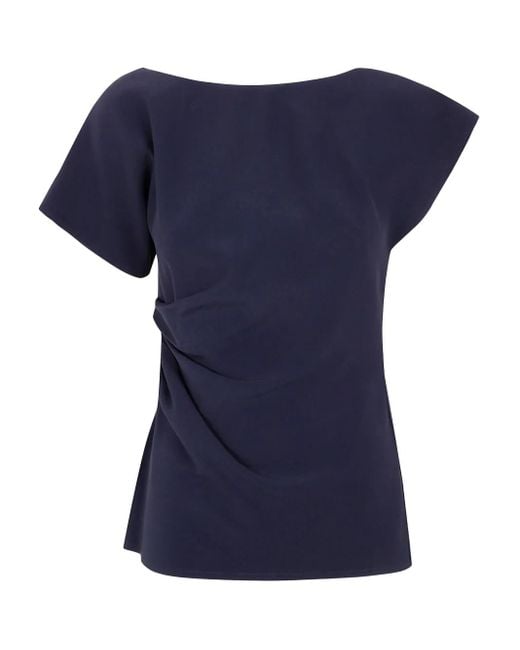 Liviana Conti シャーリング トップ Blue