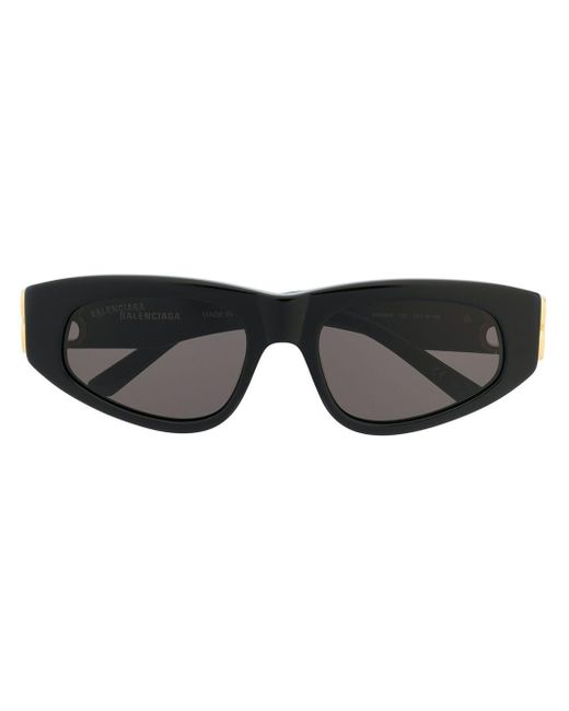 Balenciaga Black Sonnenbrille mit D-Gestell