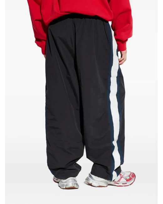 Vetements Blue Side-Stripe Track Pants for men