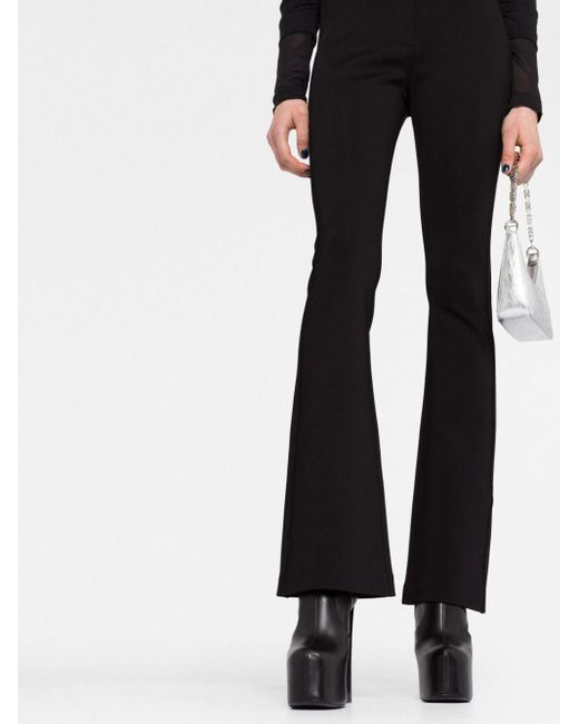 Givenchy Black High-waisted Flared Trousers