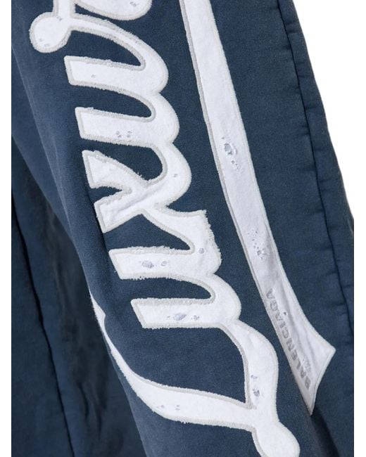 Balenciaga Luxury Jogginghose Mit Print in Blue für Herren