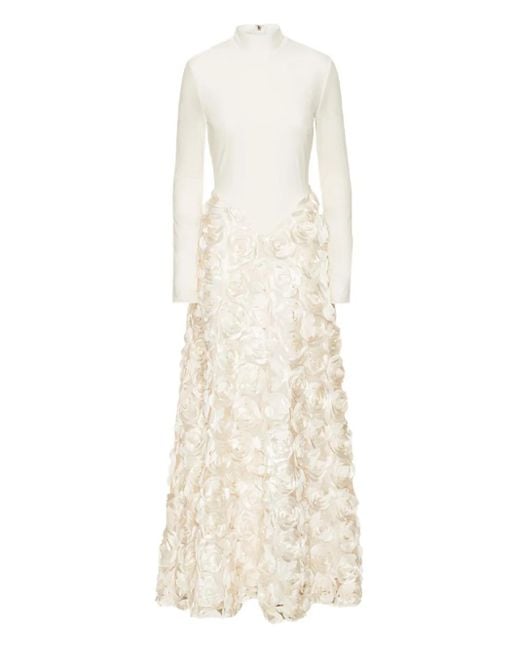 Abito Con Decorazione Rose di ROTATE BIRGER CHRISTENSEN in White