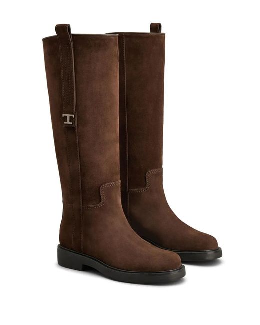 Tod's Brown Gomma 20L Boots