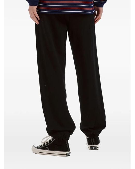 Chocoolate Black Logo-Embroidered Track Pants