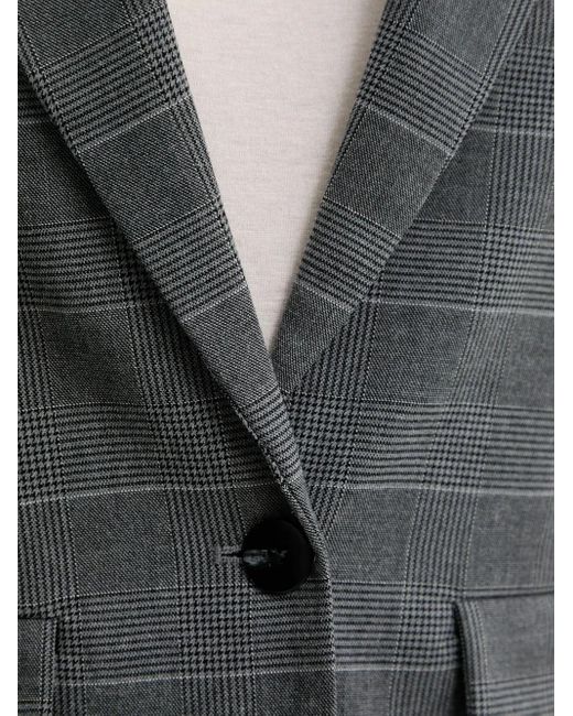 Benetton Geruite Blazer in het Gray