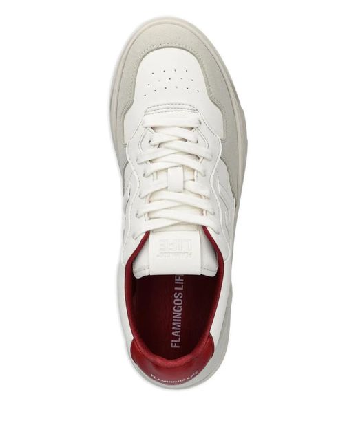 Flamingos White Ventura Logo Sneakers