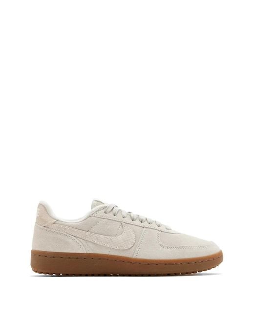 Nike White Gemusterte Field General Sneakers