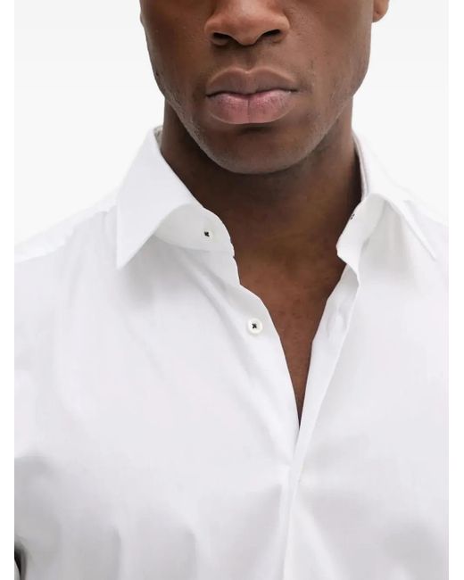 Boss White Long-Sleeve Shirt for men