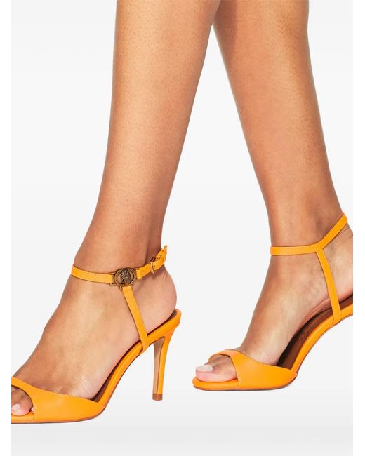 Kurt Geiger Orange Chelsea Strap Sandals