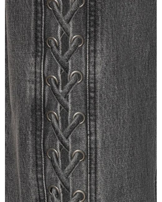 ROTATE BIRGER CHRISTENSEN Gray Hose mit Schnürung