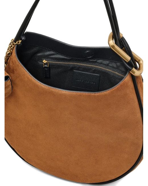 Marc Jacobs Blue Large Dual Suede Shoulder Bag