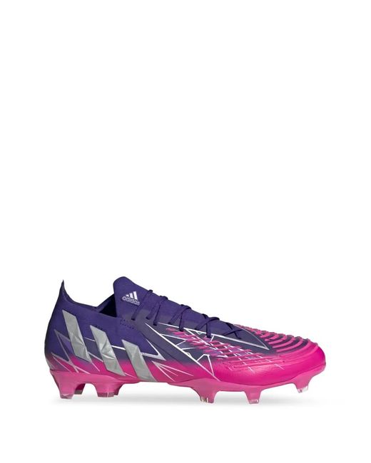 Adidas Purple Predator Edge.1 Low Fg Boots for men