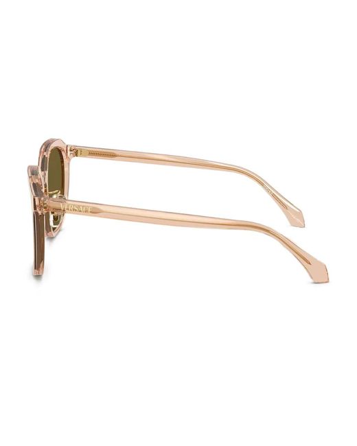 Versace Natural Square-Frame Sunglasses