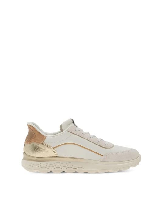 Geox White Spherica Plus Sneakers