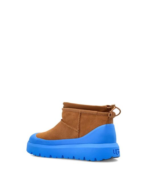 Ugg Blue Suede Ultra Mini Ankle Boots for men