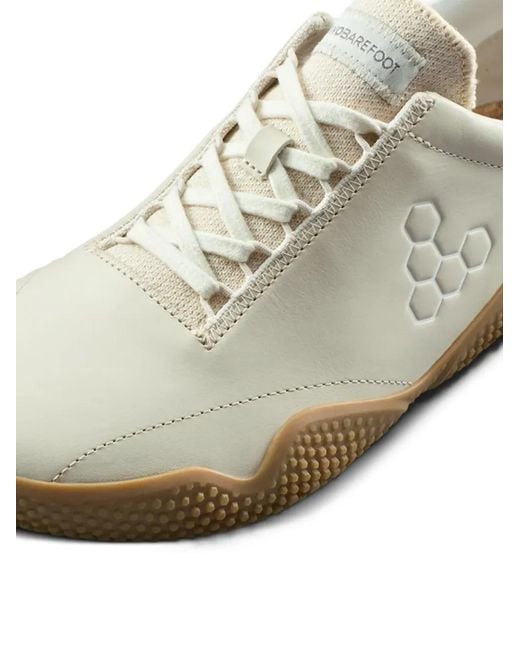 Vivobarefoot White Motus Studio Logo-Print Lace-Up Sneakers