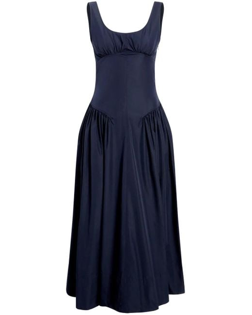 Proenza Schouler Blue Kendall Midi Dress