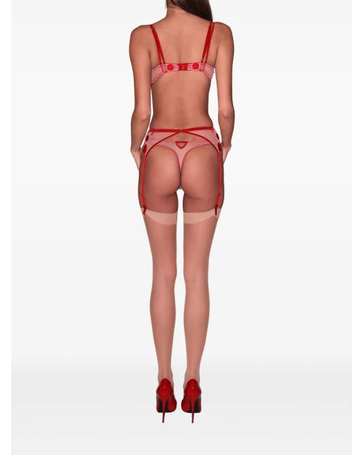Fleur du Mal Red Polka-Dot Briefs
