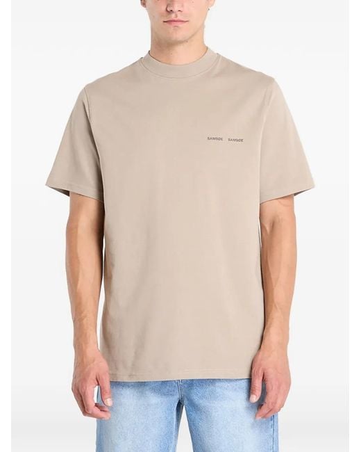 Samsøe & Samsøe White Norsbro T-Shirt for men