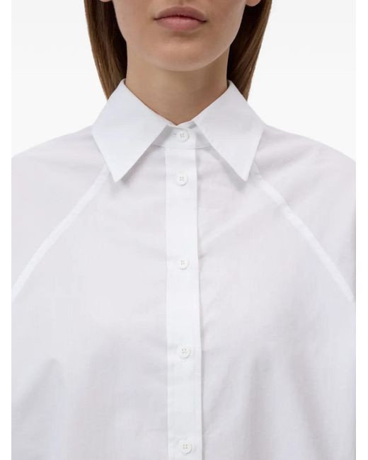 Camisa De Algodón Closed de color White