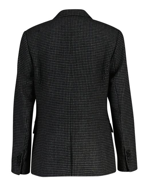 Gant Black Houndstooth Blazer