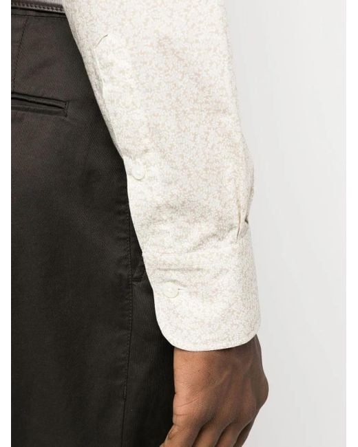 Canali Button-Down Overhemd in het White voor heren